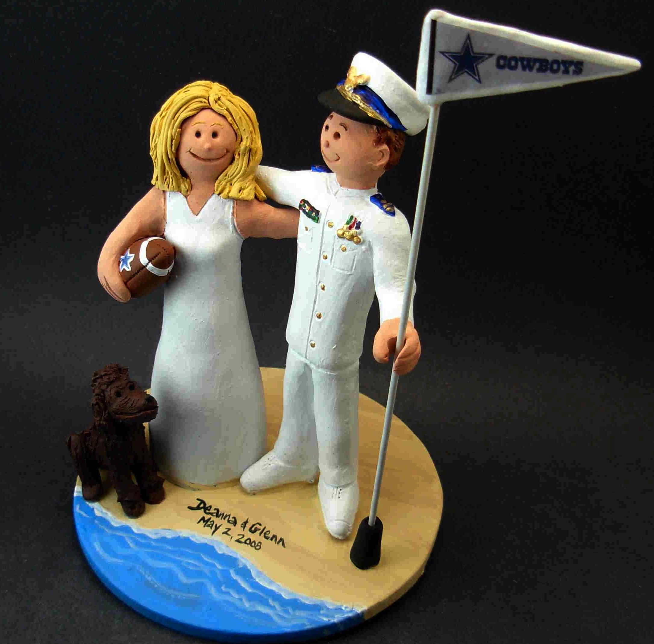 Navy Sailor Cake Topper Wedding Navy Sailor Cake Topper Wedding